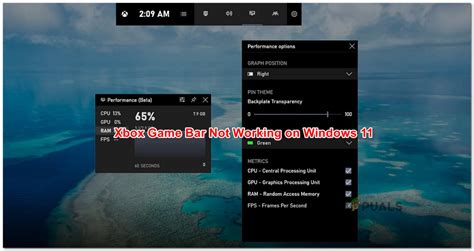 windows 11 xbox game bar not working .